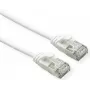 ROLINE GREEN U/FTP DataCenter-Patchkabel Cat.6A (Klasse EA), LSOH, schlank, Weiß, 0,5 m (21.44.1700)