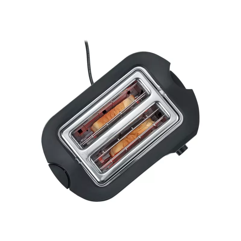 Severin 2589 2 Scheiben 800 W Schwarz, Edelstahl