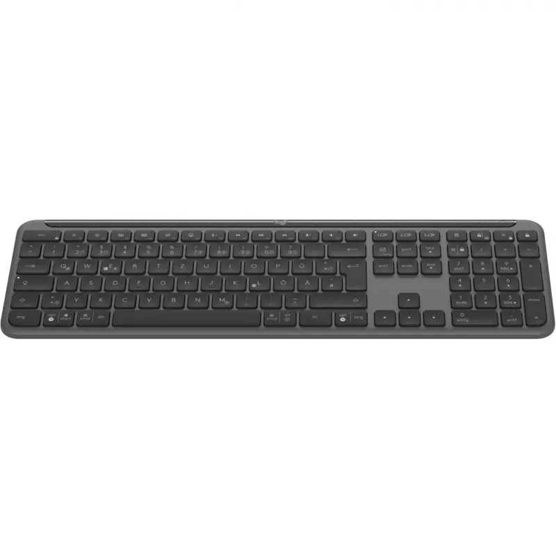 Logitech K950 Signature schlank Tastatur Office RF Wireless + Bluetooth QWERTZ Deutsch Graphit