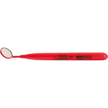 Inspektionsspiegel ks tools 117.1630 — isoliert, Spiegelkopf 22 mm, ausziehbare Länge 175 mm