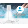 Beper P201UTP112 Akku-Tischleuchte, Touch-Steuerung, 2 W, 2000 mAh, Weiß