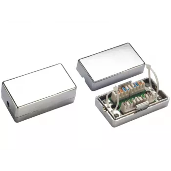 Alantec WTM09 Netzwerk-Anschlussbox Cat6 Silber