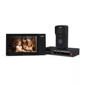 Dahua VTO2111D-P-S3 IP-Villa-Türstation, 2 MP, PoE, IP65, schwarz