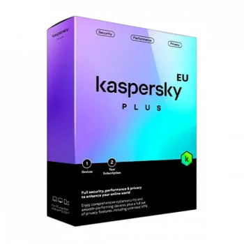 Kaspersky Plus | 1 Gerät | 2 Jahre | EU
