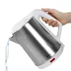 Jata JEHA1723 Wasserkocher, 2 l, 1500 W, Edelstahl, Weiß