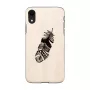 man and wood Smartphone-Hülle für iPhone XR, Indian Schwarz, schützende Hartschale