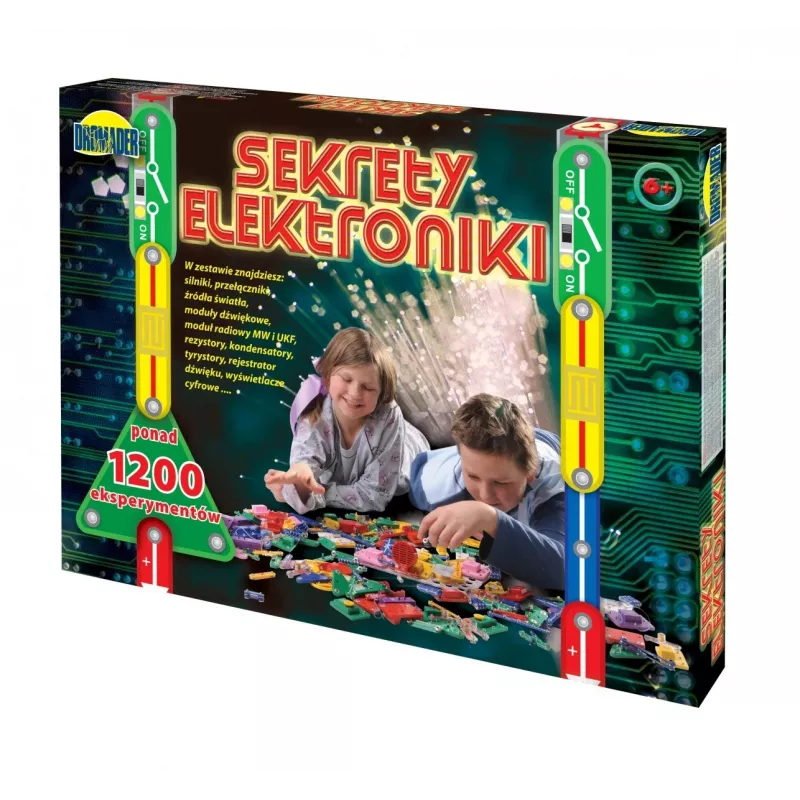 Dromader Sekrety Elektroniki, Elektronik-Experimentierkasten mit 1200 Experimenten (85953)