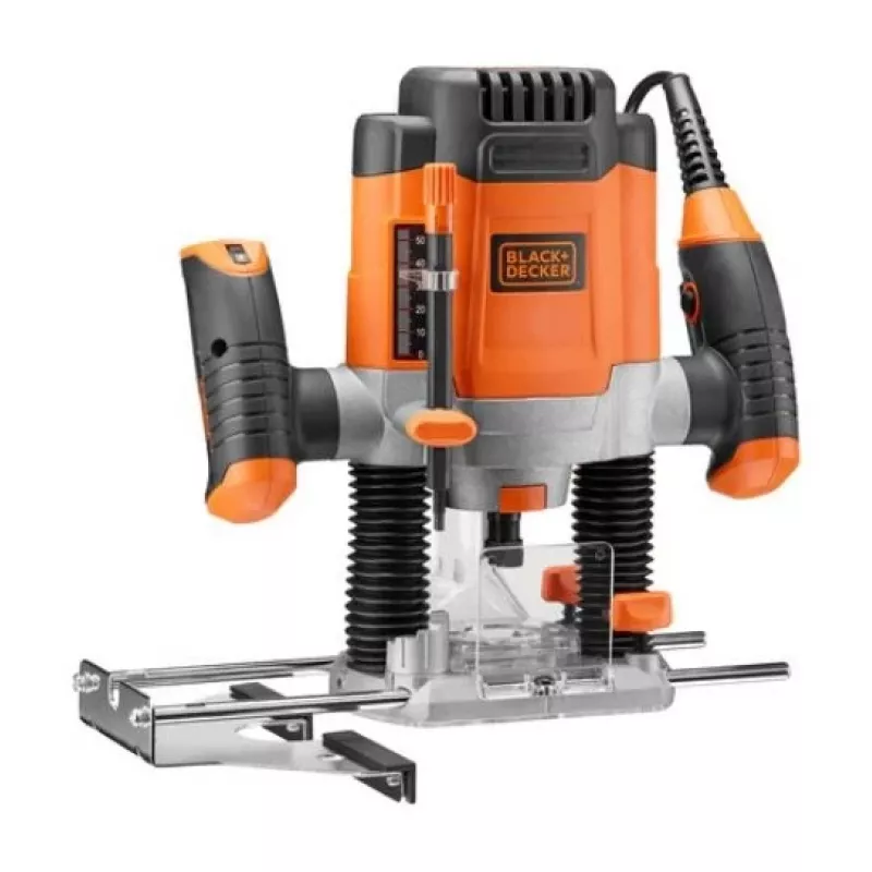 Black+Decker KW1200E Oberfräse, 1200 W, 8.000–28.000 U/min