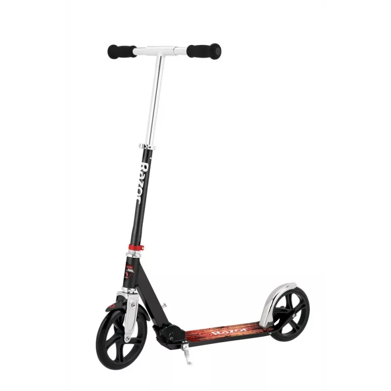 Tretroller Razor A5 Lux — Aluminium, 20 cm Polyurethan-Räder, klappbar, höhenverstellbar, max. Belastung 100 kg, schwarz