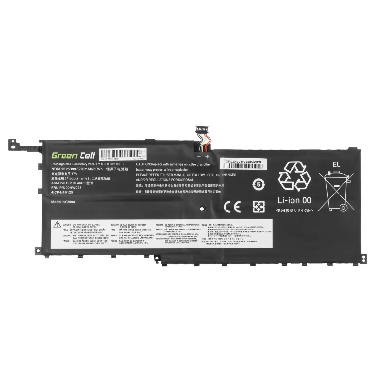 Batterie Green Cell LE130 für Lenovo ThinkPad X1 Carbon 4th Gen