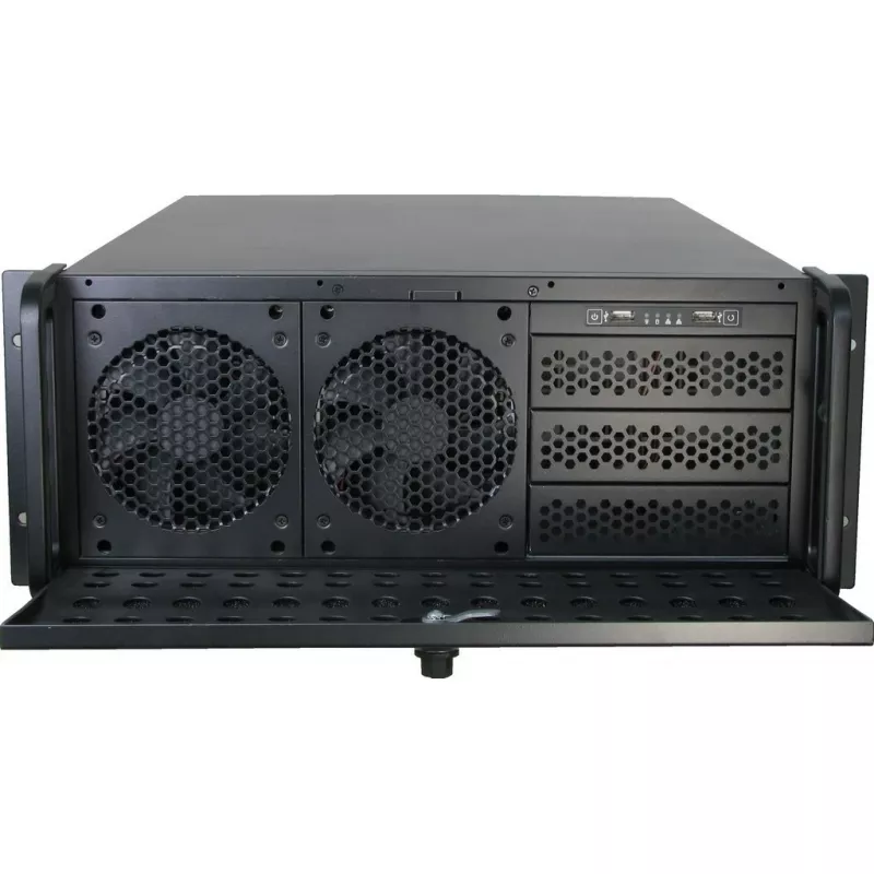 Servergehäuse Inter-Tech IPC 4U-4129L Rack Metallic Silver