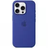 Silikon Hülle Apple iPhone 16 Pro MagSafe Ultramarin Hülle