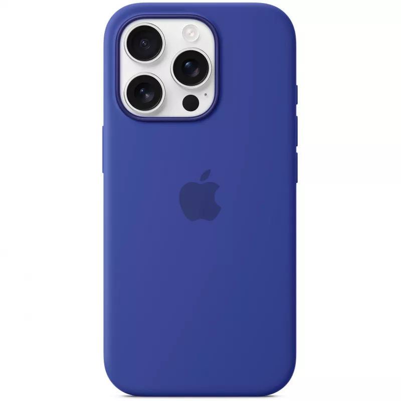Silikon Hülle Apple iPhone 16 Pro MagSafe Ultramarin Hülle