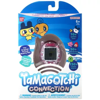 Digitales Handheld-Haustier Bandai Tamagotchi Connection Pink Glitter — virtuelles Haustierspielzeug