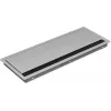 Bachmann CONI COVER Long 338.0080 Einbau-Anschlussabdeckung, Stahl, Silbergrau
