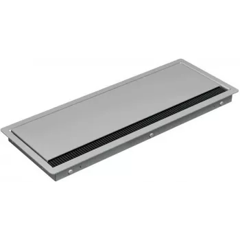 Bachmann CONI COVER Long 338.0080 Einbau-Anschlussabdeckung, Stahl, Silbergrau