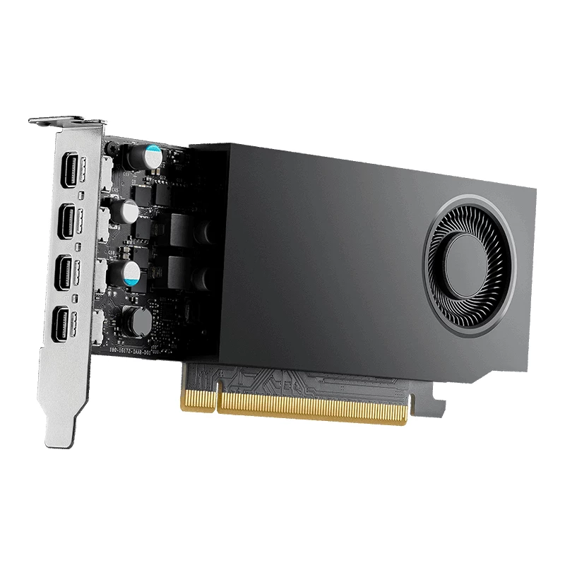 PNY NVIDIA RTX A1000 - Grafikkarten - RTX A1000 - 8GB GDDR6 - PCIe 4.0 x8 Low-Profile - 4 x Mini DisplayPort (VCNRTXA1000-PL)