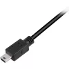 USB 2.0 Kabel, USB-A Stecker > Mini-USB Stecker (schwarz, 2,0 Meter, doppelt geschirmt)