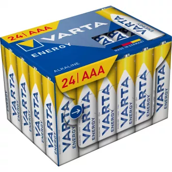 Alkaline Micro (AAA) Batterien Varta ENERGY Cube 24er-Pack (MPN 4103229234)