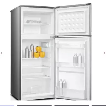 MPM MPM-125-CZ-11/E silberner Kühlschrank mit Gefrierfach