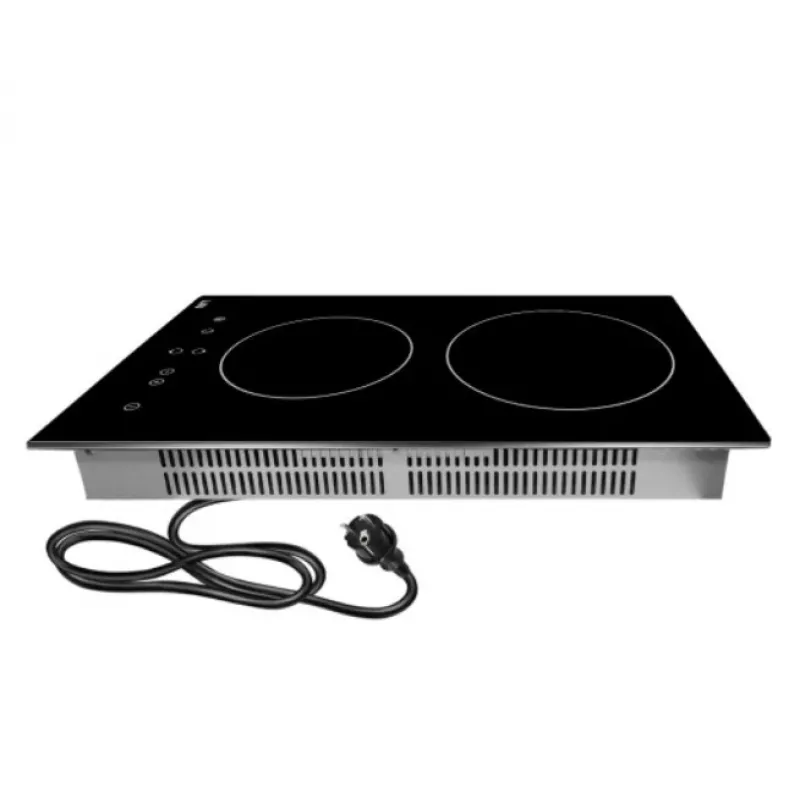 Keramikkochfeld LIN LC-G3048, Einbau, 4 Kochzonen, 3000 W, Touch-Steuerung, Glasfläche, Kindersicherung