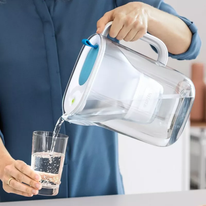 Brita Style eco Wasserfilter-Kanne, Gletscherblau