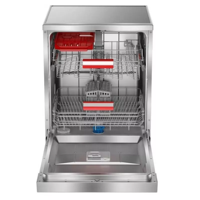Toshiba DW-14F5EE(S)-PL freistehender Geschirrspüler, 60 cm, 14 Maßgedecke, Silber