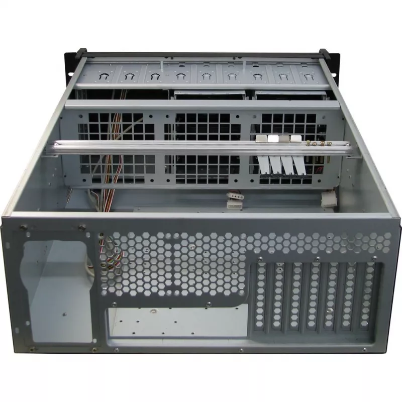 Servergehäuse Inter-Tech IPC 4U-4129L Rack Metallic Silver
