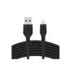 Belkin BOOST CHARGE Flex USB-A-auf-Lightning-Kabel CAA008BT1MBK, 1 m, Schwarz