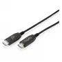 Hybrid-Glasfaserkabel HDMI AOC DIGITUS AK-330126-700-S, UHD 8K, 70 m