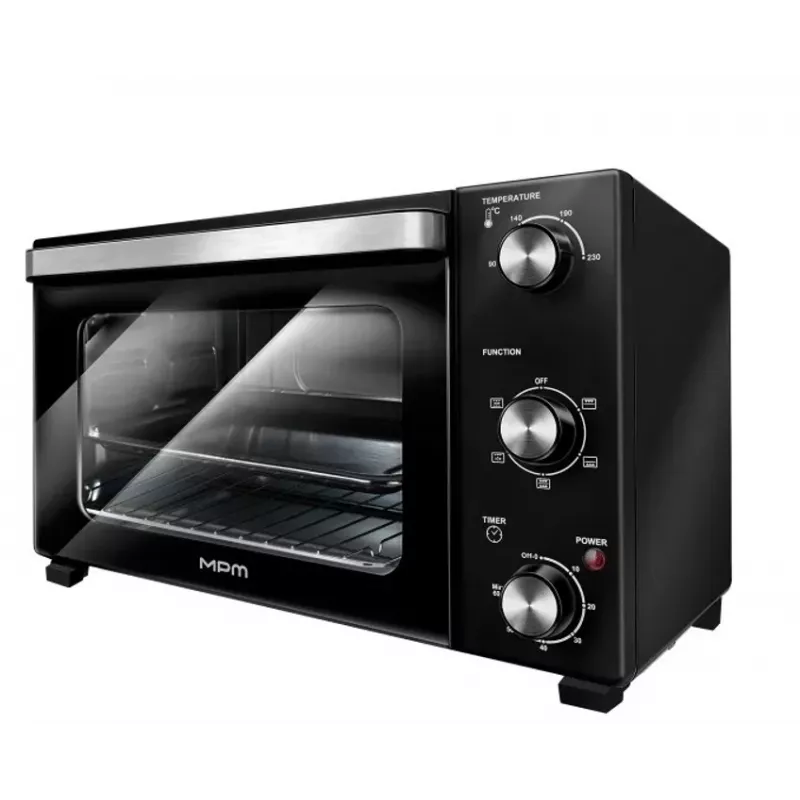 Elektrischer Kompakt-Mini-Backofen MPM MPE-16/T — 35 L, 1500 W, Konvektion, Timer, Glastür