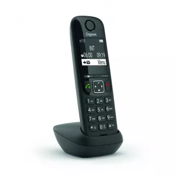 Analog/DECT-Telefon Gigaset AS690HX Schnurloses Mobilteil Rufnummernanzeige Schwarz