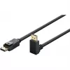 Goobay DisplayPort-Kabel 90° abgewinkelt, DisplayPort 2.0/2.1, 54 Gbit/s, 8K 144 Hz, 2 m