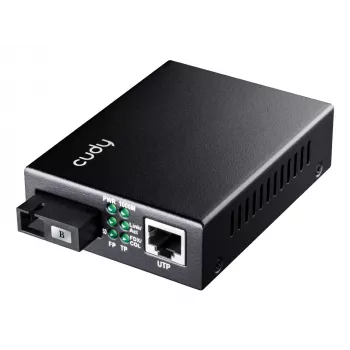 Netzwerk-Medienkonverter Cudy MC100GSB-60B 1000 Mbit/s Multimode Singlemode Schwarz