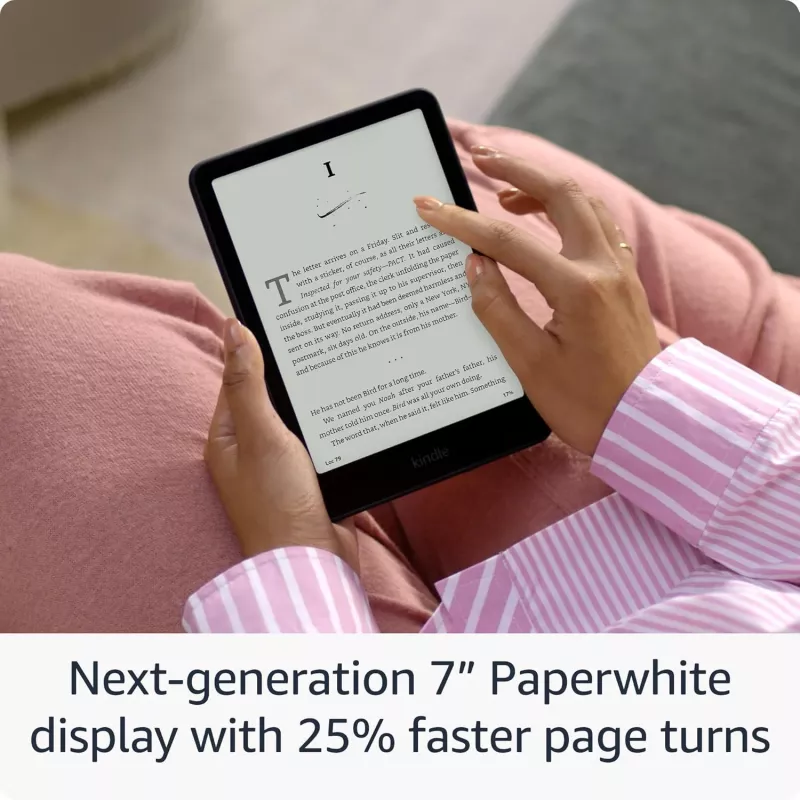 Amazon Kindle Paperwhite 7 Zoll (12. Generation) E-Book-Reader, 16 GB, Jade, B0CFP6F89F