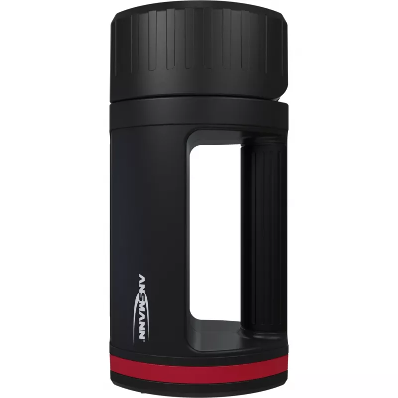Ansmann HS20R Pro 1600-0223 LED-Handscheinwerfer 20 W, IP20, 3 Lampen, schwarz/rot
