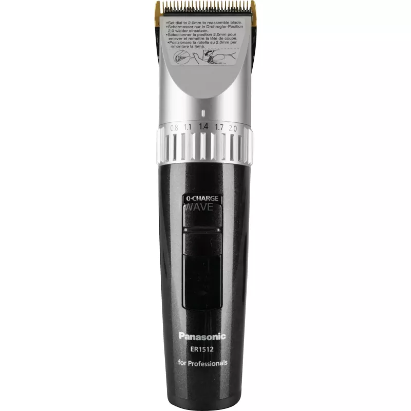 Panasonic ER1512 wiederaufladbarer Edelstahl-Haarschneider/Trimmer (ER-1512)