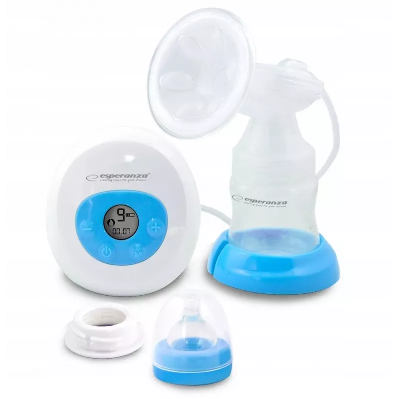 Esperanza BEBITA ECM001B Elektrische Milchpumpe, 150 ml, Blau