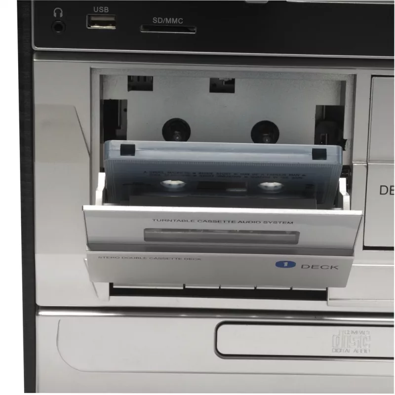 Denver MRD-166 DAB+ Musikcenter mit Plattenspieler, CD- und Kassettenspieler