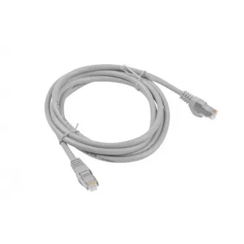 LANBERG Netzwerkkabel Cat6 F/UTP RJ-45 auf RJ-45 3 m, grau