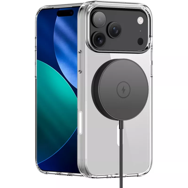 Nevox StyleShell SHOCKFlex - iPhone 17 Pro Max kompatibel zu MagSafe transparent