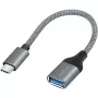 LogiLink USB 3.2 Gen1 Typ-C-Adapter C/M auf USB-A/F OTG Aluminium 0,15 m