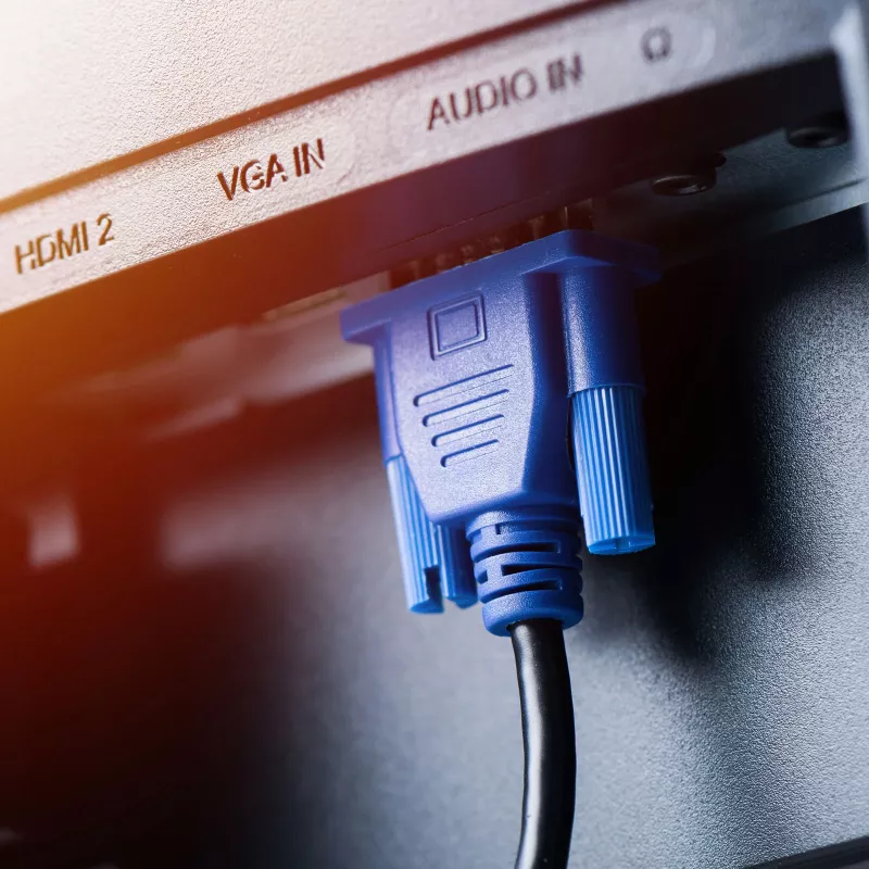 Akyga AK-AV-14 VGA (M) auf VGA (M) Kabel, D-Sub 15-polig, 5 m, Schwarz