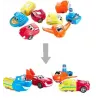 Fahrzeugset Popular Playthings Mix or Match Junior 1 Mehrfarbig