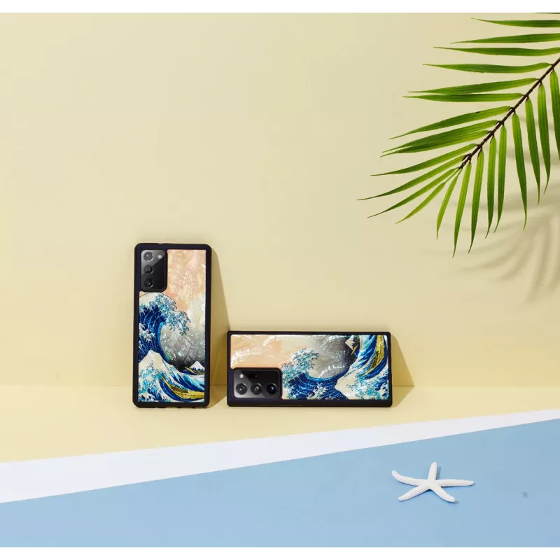 Schutzhülle iKins für Samsung Galaxy Note 20 Ultra mit großem Wellendesign