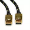 ROLINE 11.04.5920 DisplayPort-Kabel 1 m Schwarz - Gold (11.04.5920)