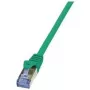 LogiLink PrimeLine CAT 6A S/FTP PiMF Patchkabel CQ3075S, 5 m, Grün