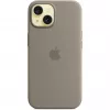 Silikonhülle mit MagSafe für iPhone 15 – Clay