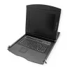 Rack-Konsole VALUE 26.99.0163 — 43,2 cm (17 Zoll) 1280×1024, USB-Tastatur & -Maus, 1U, Schwarz