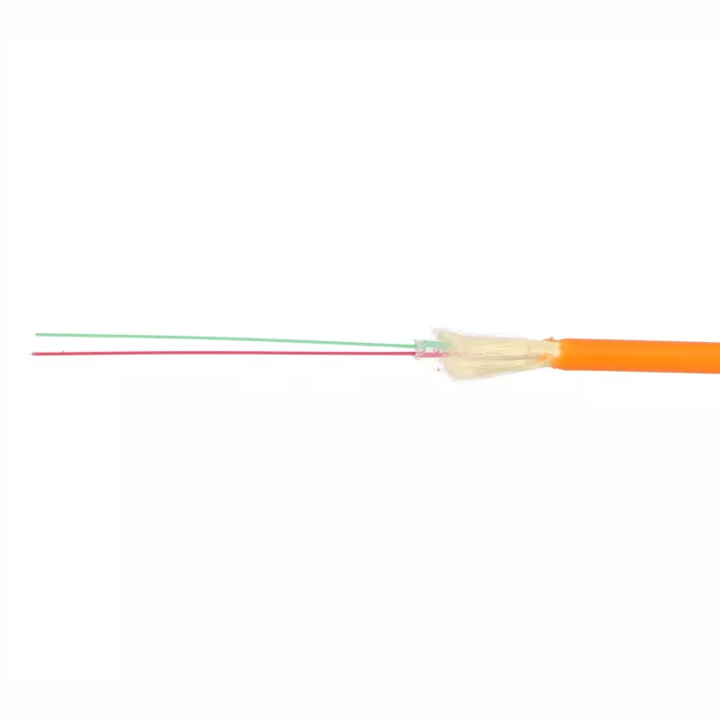 Fiberhome Mikro-Glasfaserkabel FIBERHOME 2,5 mm, 2 FO G.657A1, PE-Mantel, orange, 4 km Trommel